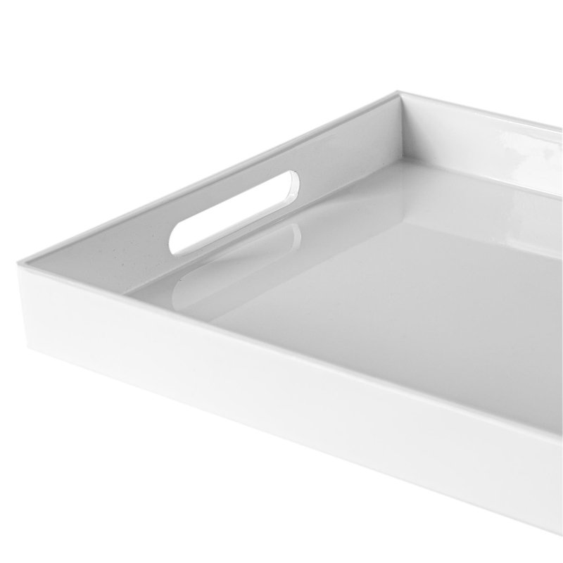 Argon Tableware - Rectangular Melamine Serving Tray, White