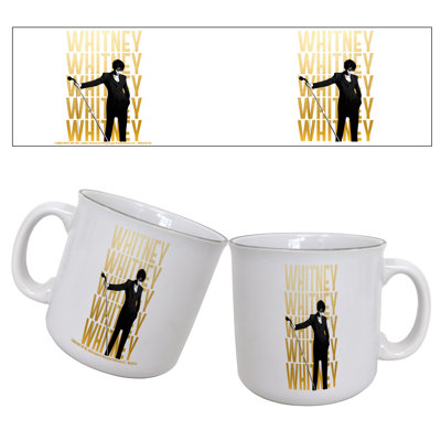 Whitney Houston - Microphone N 20oz. Camper Mug