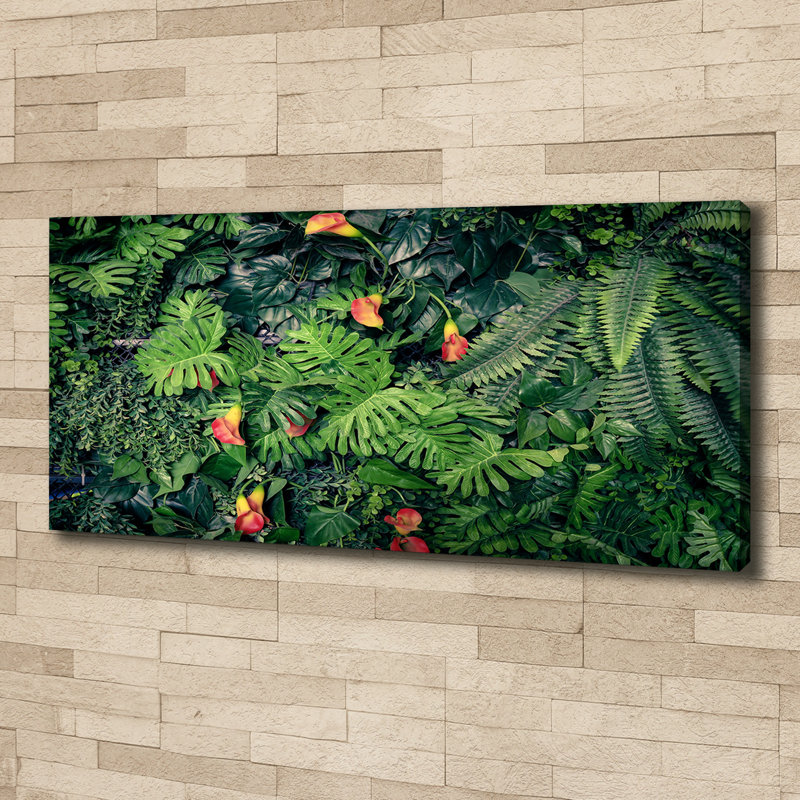 Exotic Jungle - No Frame Print on Canvas