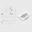 Corelle 500mm Single Bathroom Vanity with Drop In Ceramic Basin-1579450060