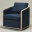 Fauteuil demi-tonneau pivotant de 30 po Holl-634884200
