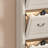 Beige Solid wood Shoe Storage