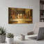 «The_Last_Supper _-_ Leonardo_Da_Vinc_COLOR CORRECTÉ» par Leonardo Da Vinci, art mural en métal doré, 24 po x 12 po-75744456