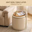 Repose-pieds rembourré avec tabouret-1237597451
