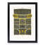 Arabian Themed Pattern by Albert Racinet - Picture Frame Painting Print-55682545-55682546