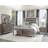 Juta Upholstered Faux Leather Standard Bed with Footboard Storage