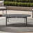 Giotto Aluminum And Ceramic Outdoor Coffee Table In Black