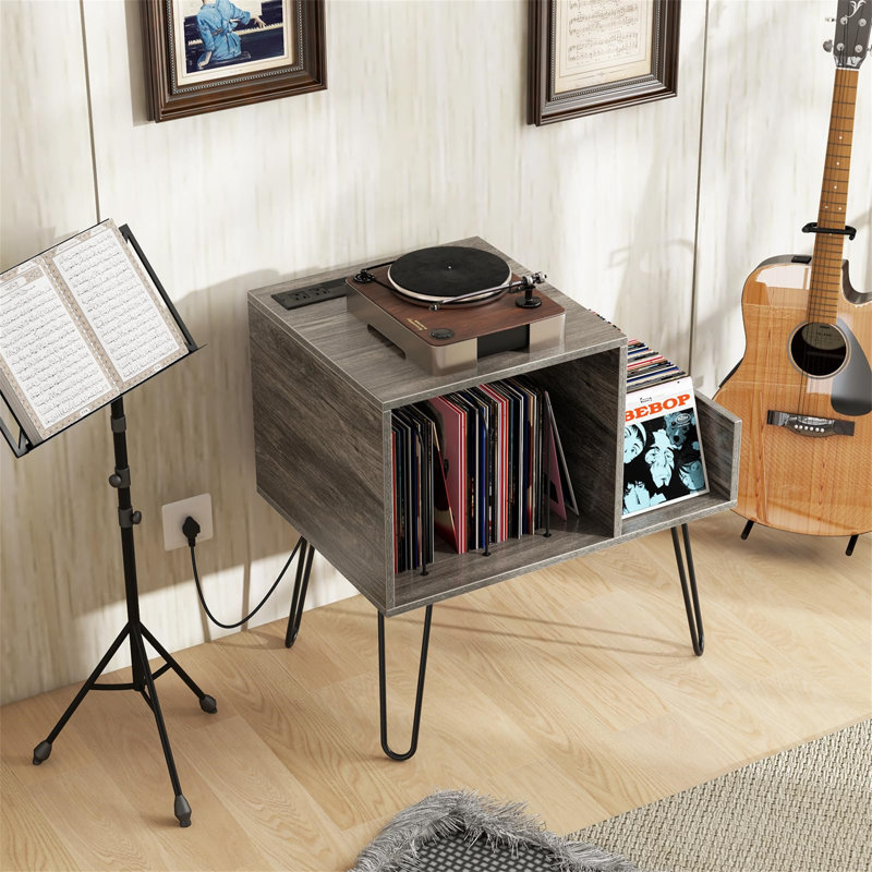 67cm H Media Shelves, Grey