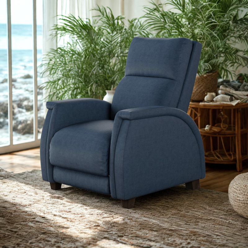 Fauteuil inclinable en cuir Venus Zero Gravity, Ultramarine Fresca, Appui-tête électrique