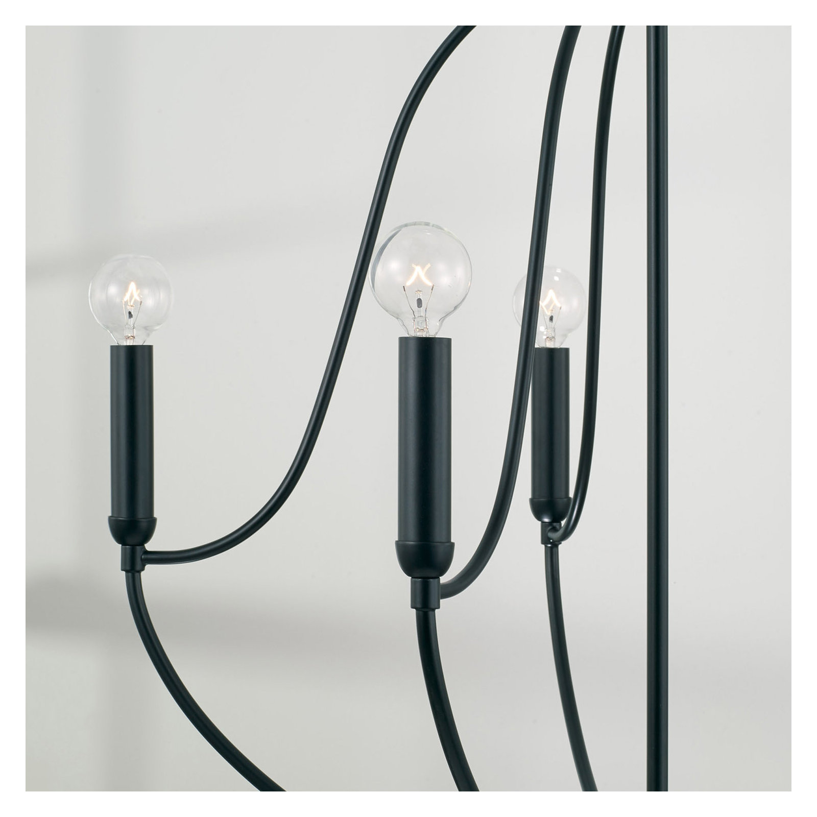 Kanda 5 - Light Dimmable Chandelier, Matte Black