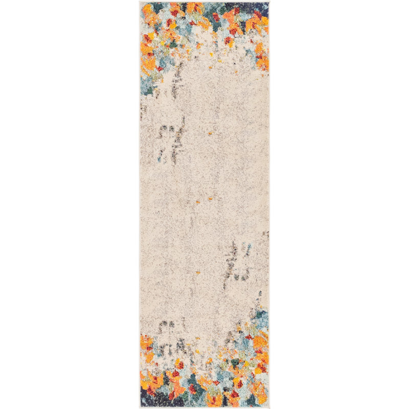 Rusland Washable Abstract Indoor Rug, Runner 2'2" x 6'9"