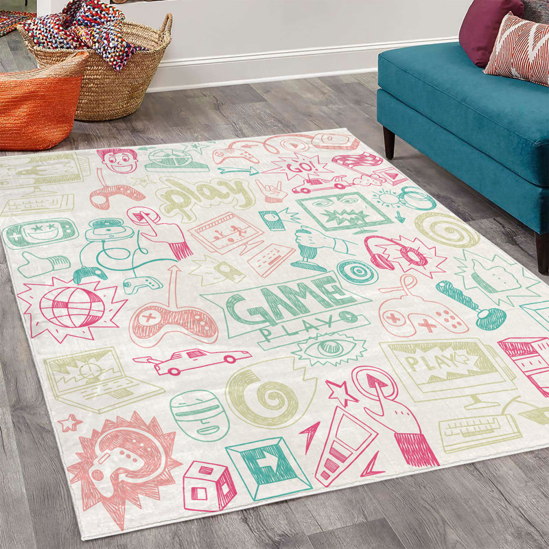 Tapis décoratif Tamarind, Rectangle 4 pi x 5 pi 5 po