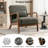 Cashel 25.78" Wide Mid Century Upholstered Accent Chair with an Extra Pillow(Set of 6)-109608685