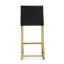 Upholstered Counter Stool with Metal Frame-2082654162-2082654166