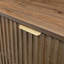 Commode en pin récupéré 5 tiroirs Aerica, brun