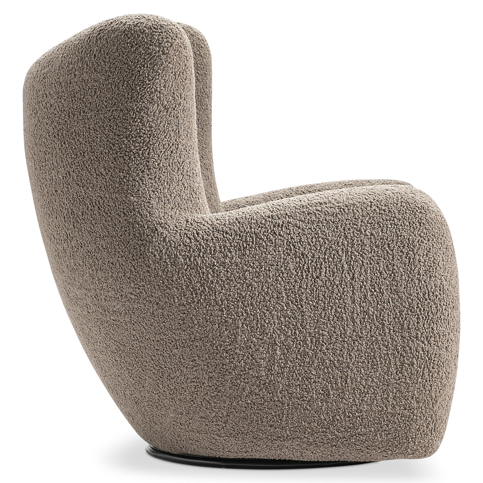 Silvi Swivel Accent Chair, Brown