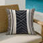 Coussin décoratif intérieur et extérieur à rayures diagonales-115067810-115067811