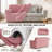Stretchy Slipcover for Sofa – Machine Washable & Furniture Protector - Comfort Collection-88359767-88359764
