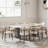 Wakenda 78.7" Modern Rectangular Sintered Stone Dining Table With Stainless Steel Base-42641468-54283286