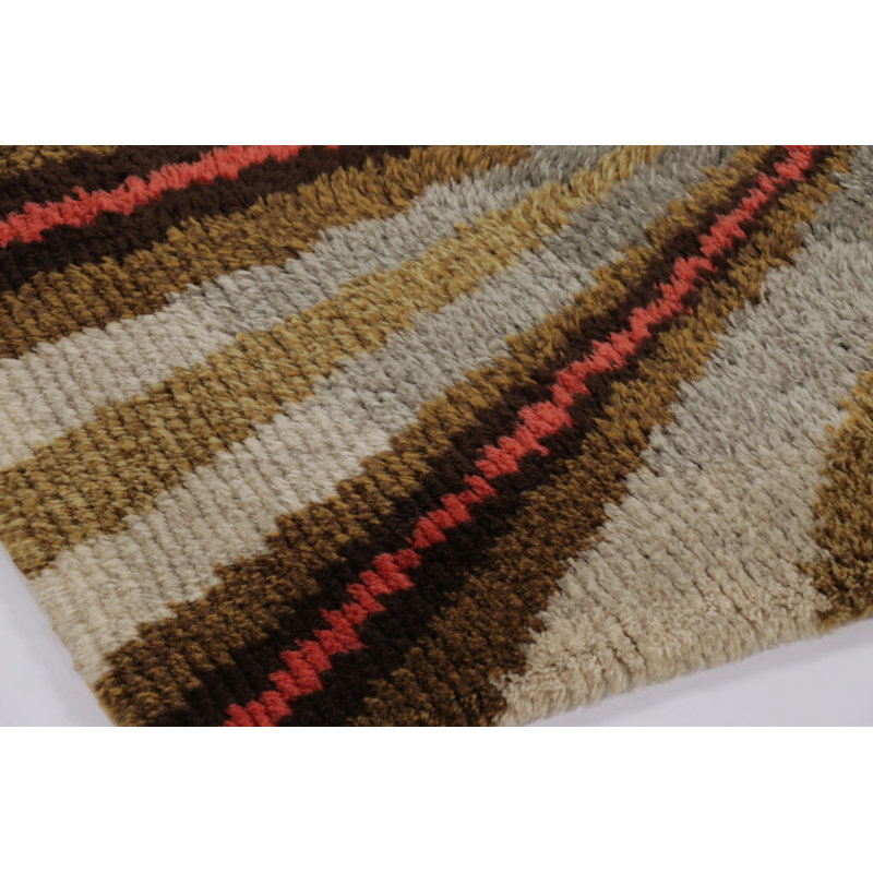Vintage One-of-a-Kind 4'7" X 6'6" Hand Knotted Area Rug