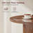 43.3" Round Dining Table for 2-3，Kitchen Dining Room Table with Storage，Pedestal Dining Table