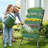 5-Tier Vertical Garden Metal Raised Garden Bed Elevated Planter Box with 4 Hooks, Removable Locking Wheels and Storage Shelf-95975324