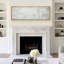 "Minimal Landscape Minimalist White Abstract", impression sur toile encadrée-98042282-111848607
