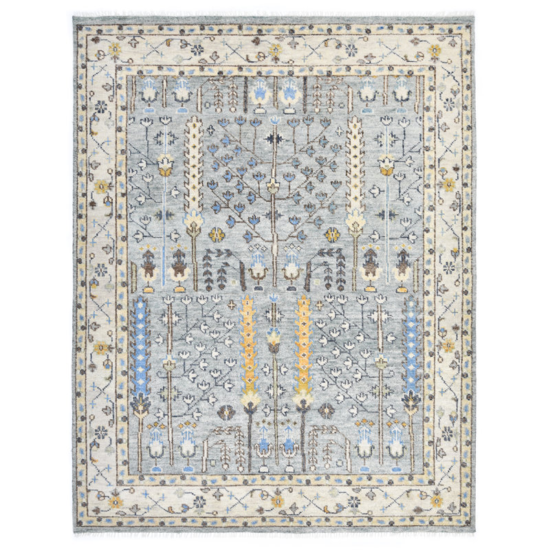 Lomanto Floral Indoor Rug, Rectangle 5' x 8'