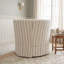 Fauteuil pivotant moderne, fauteuil d'appoint pivotant confortable pour salon, chambre à coucher, coin lecture