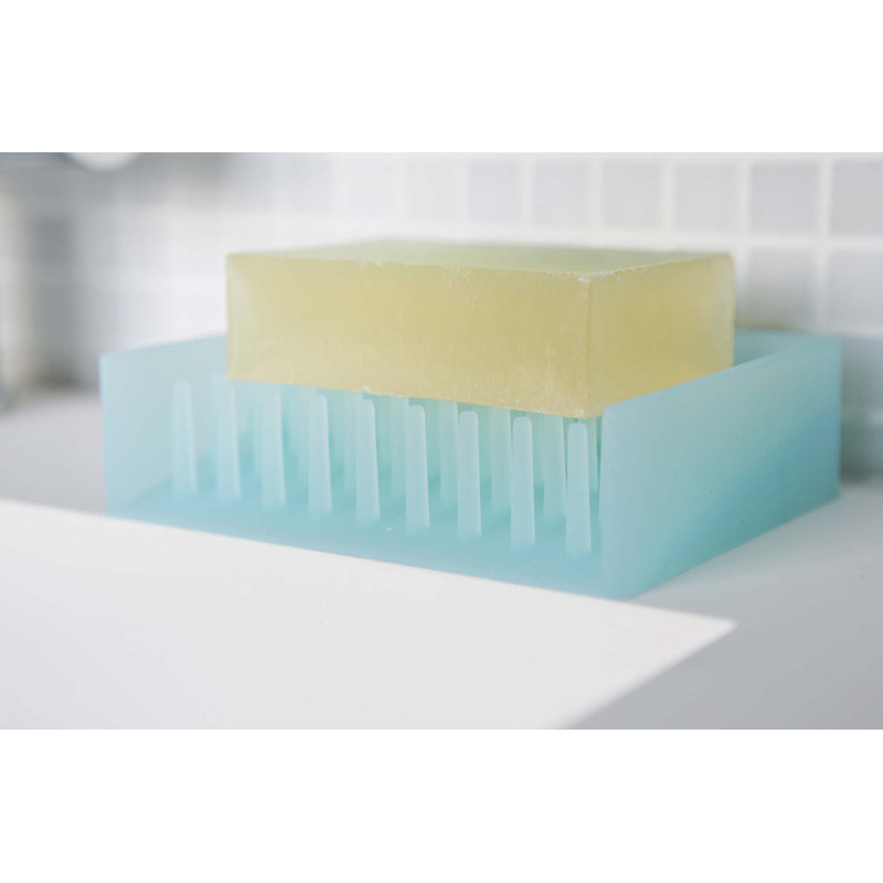 Porte-savon Yamazaki Home, Bleu
