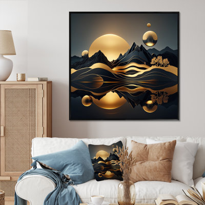 Narda " Gold Metallic Beach View V "