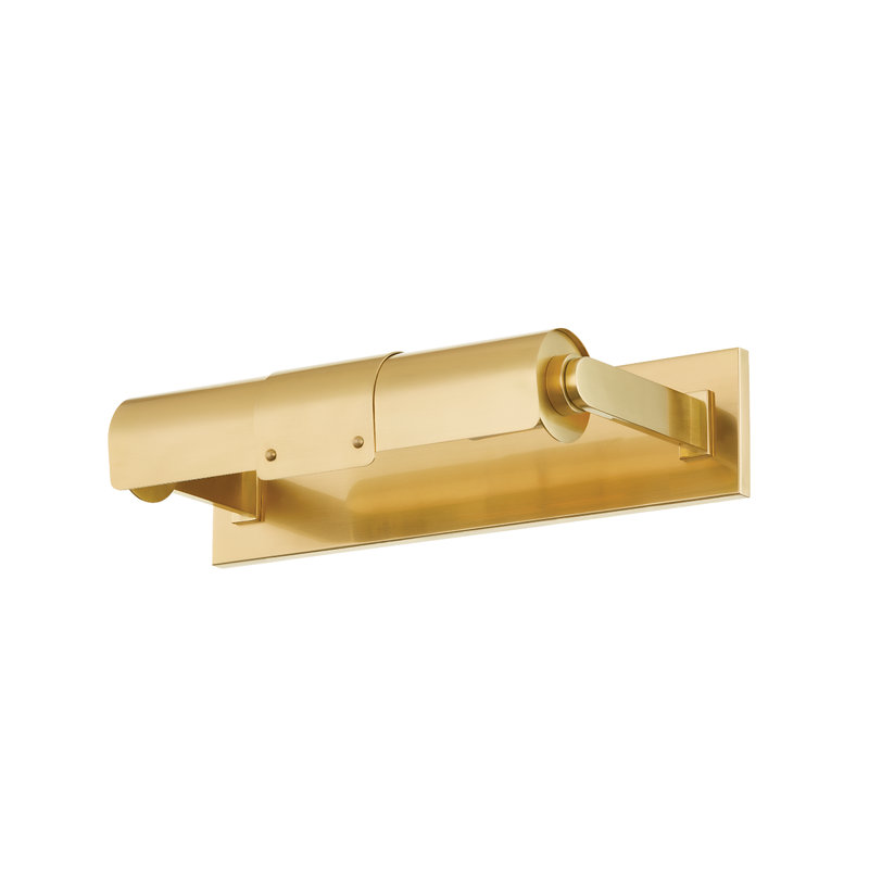 Oneonta Light Picture Light, Aged Brass, 3.5" H x 15.25" W x 3.5" D