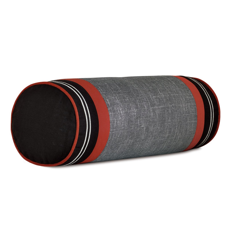 Percival Linen Bolster Pillow Cover & Insert