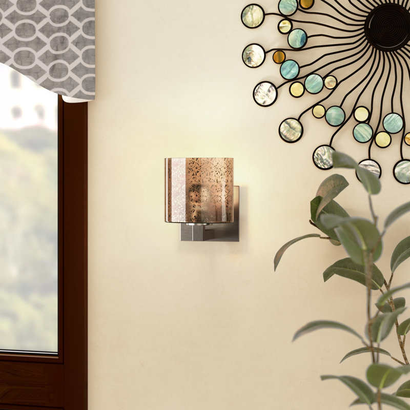Casson Armed Sconce, Matte Black, Mercury