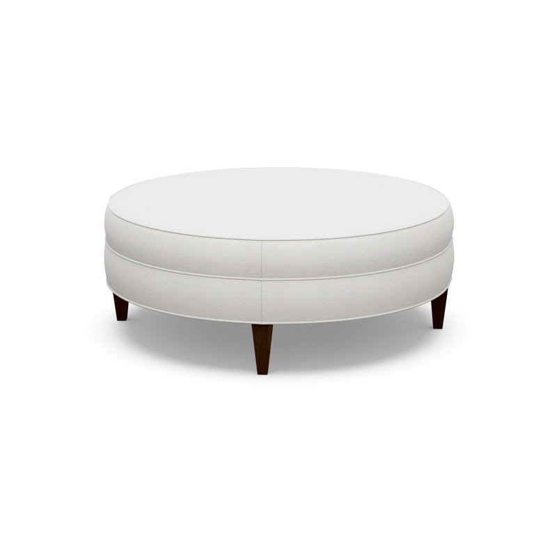 Round Ottoman, Walnut, 3906-73