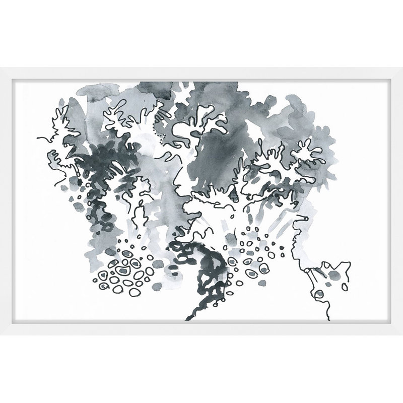 « evolution », reproduction de peinture à l’aquarelle encadrée sur papier, H 12 po x l 18 po