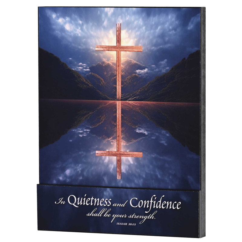Stacked Wall Plaque In Quiet Confidence