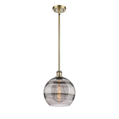 Ballston Bienes 1 Light Stem Hung Pendant-516-G556