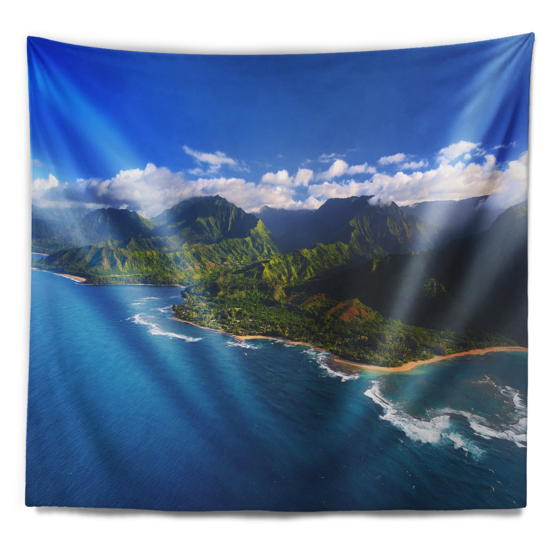Tapisserie «Beach Na Pali Coast», H 50 po x l 60 po