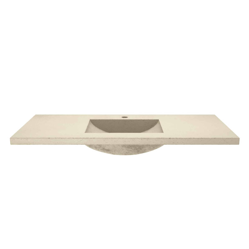 Palomar 48.5" Single Bathroom Vanity Top with Sink, Single, Earth