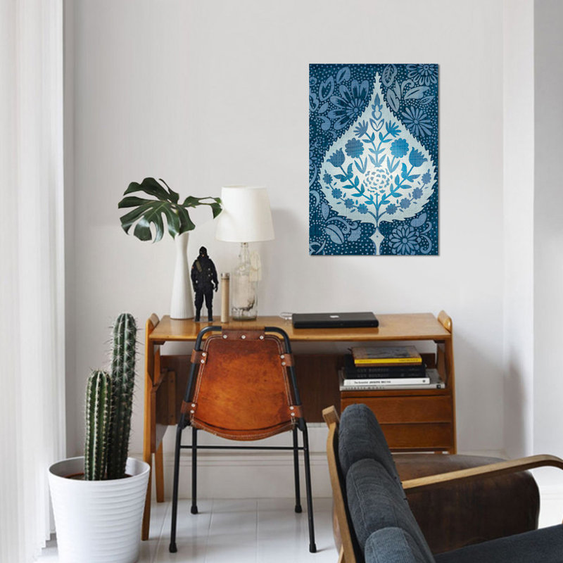« aquarelle labyrinthe i », reproduction d’impression sur toile tendue, H 12 po x l 8 po x P 0,75 po, Toile tendue