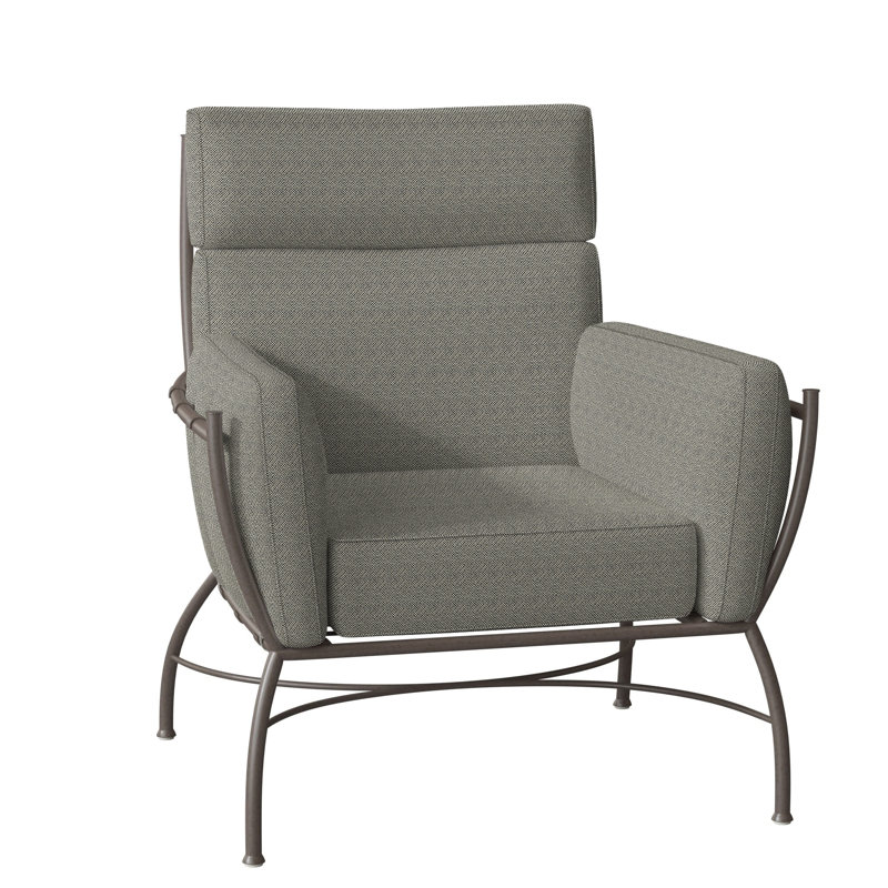 Majorca Aluminum Lounge Chair, Welt, Verona Fossil