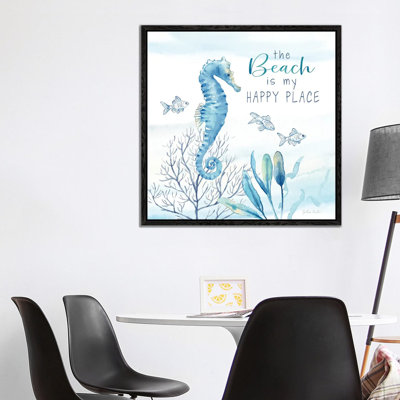 Great Blue Sea XIX by Cynthia Coulter - Floater Frame Gallery-Wrapped Canvas Giclée on Canvas