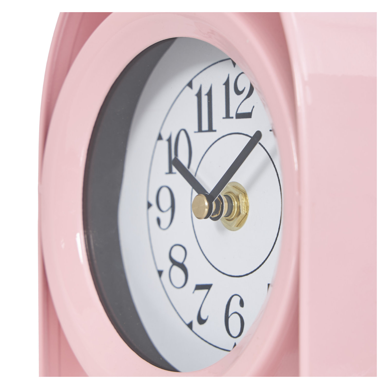 Lailah Metal Clock With Arched Stands