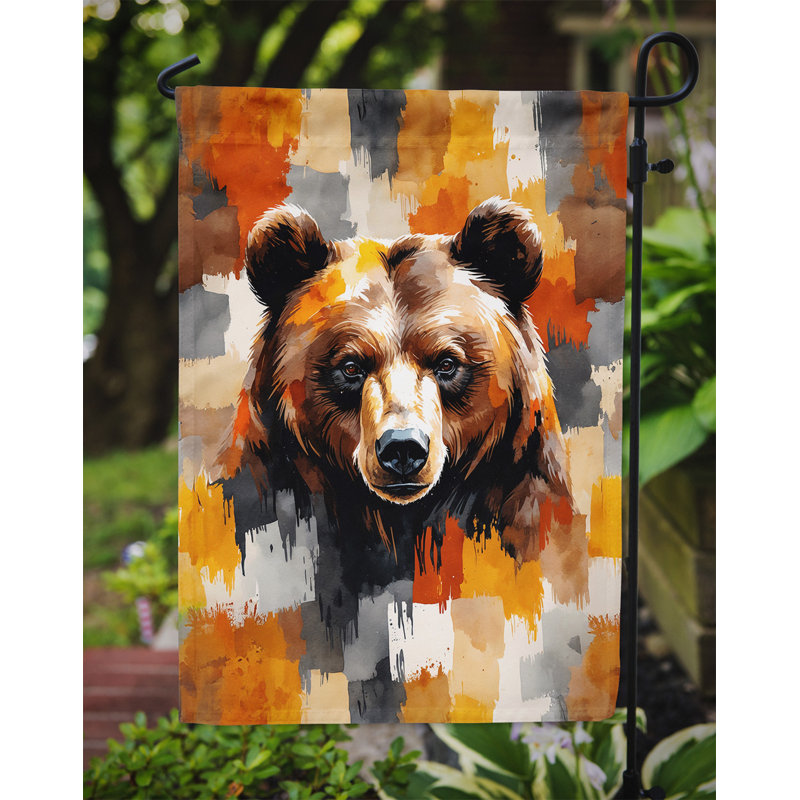 Drapeau de jardin «Bear Uniquely Bear Pride», Taille du jardin, Ours unique