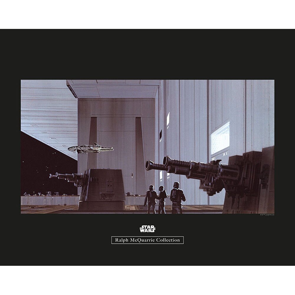 Poster Star Wars Rmq Todesstern Hangar