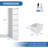 5 Drawer Vertical Metal File Cabinet with Lock for A4/Letter/Legal Storage Cabinet for Home Office-149408578