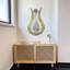 Ayatul Kursi Tulip-Shaped Shiny Metal Wall Art-919685818