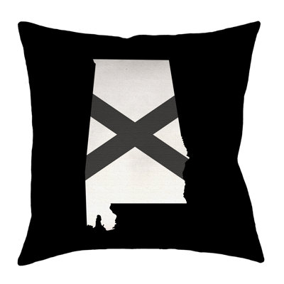 Coussins d’intérieur/d’extérieur brumit alabama flags dans, coussin décoratif/faux linge
