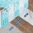 Brile Albott Baby Fence Kids Playpen- Foldable Toddler Safety Play Center Yard Adjustable Shape Portable Design for Children Toddler Indoor Outdoor Use Blue-88558391